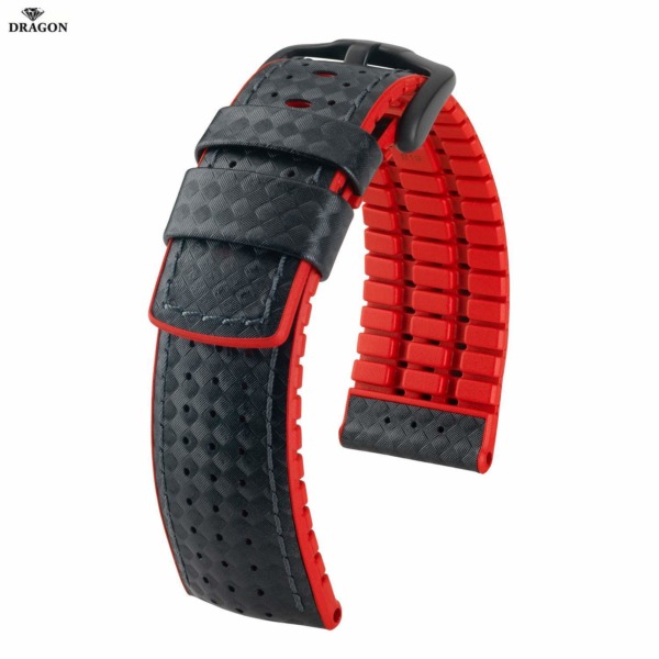 Uhrenarmband HIRSCH Ayrton L 0912092050-5-24 Farbe schwarz aus Kalbsleder