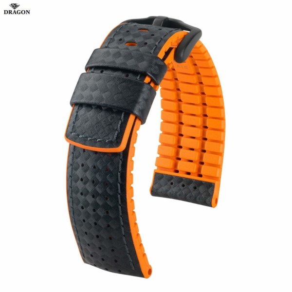 Uhrenarmband HIRSCH Ayrton L 0917692050-5-24 Farbe schwarz aus Kalbsleder