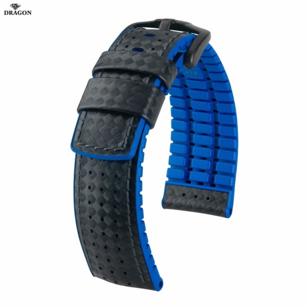 Uhrenarmband HIRSCH Ayrton L 0918092050-5-24 Farbe schwarz aus Kalbsleder